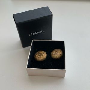 Vintage CHANEL 94P “Double C” Clip-On Earrings